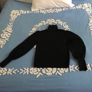 J crew black turtle neck sweater